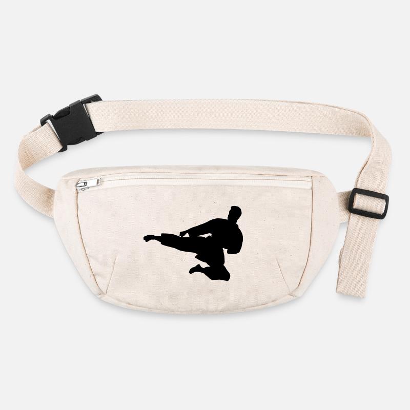 Karate or taekwondo jumped sideways Stanley/Stella recycled Hip Bag 