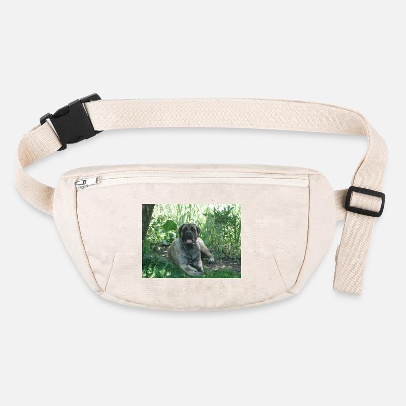 Vieux dogue anglais dans le jardin Sac banane recyclé Stanley/Stella