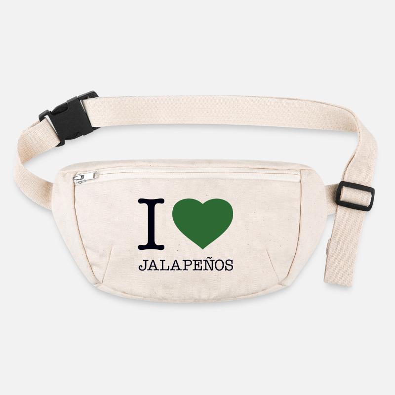 I LOVE JALAPENOS Stanley/Stella recycled Hip Bag 