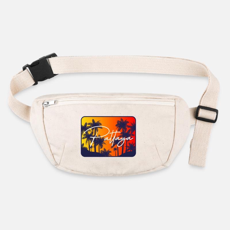 Pattaya Palm Trees Sunset Stanley/Stella recycled Hip Bag 