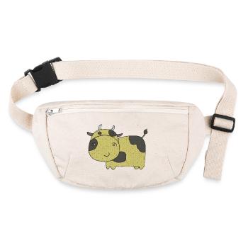 Tissu de vache Tissu - Sac banane recyclé Stanley/Stella - blanc naturel - Devant