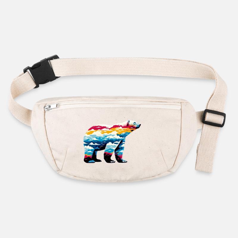Polar bear Stanley/Stella recycled Hip Bag 