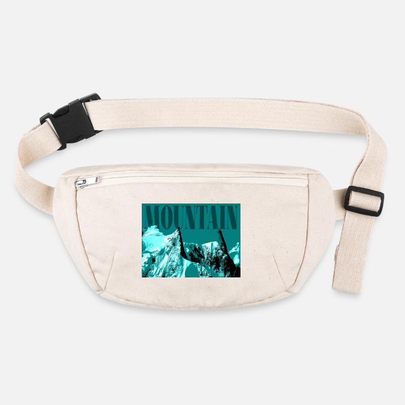 Abstract Icy Mountain Stanley/Stella recycled Hip Bag 