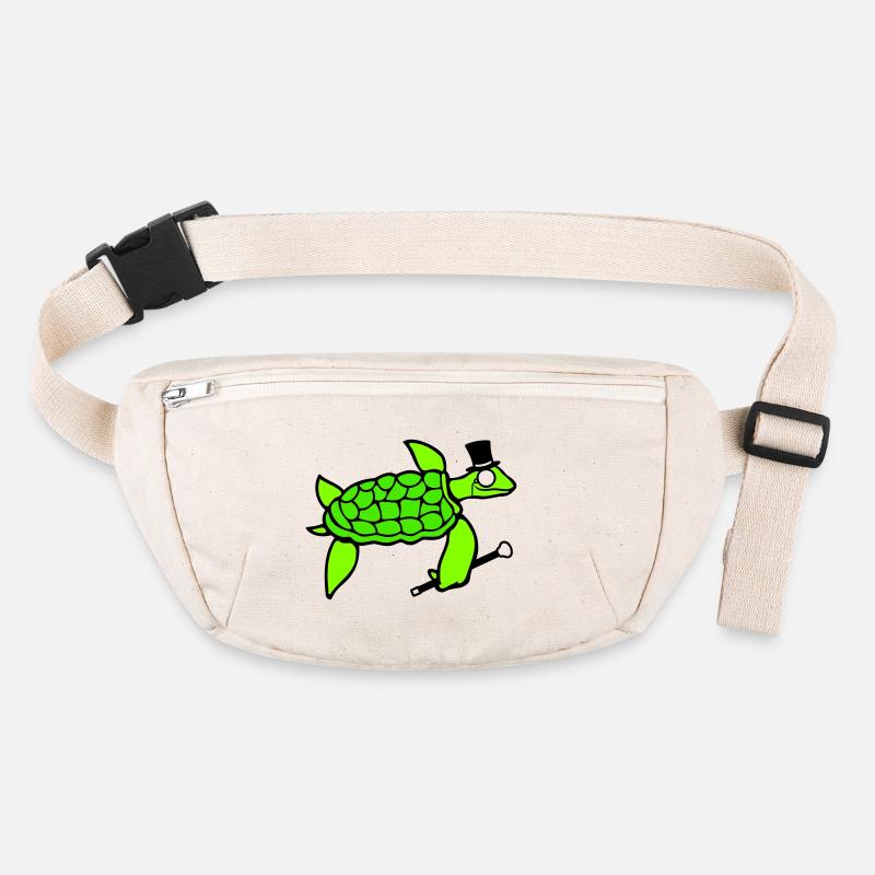 Mr. Turtle Sir Monocle Top Hat Rich Stanley/Stella recycled Hip Bag 