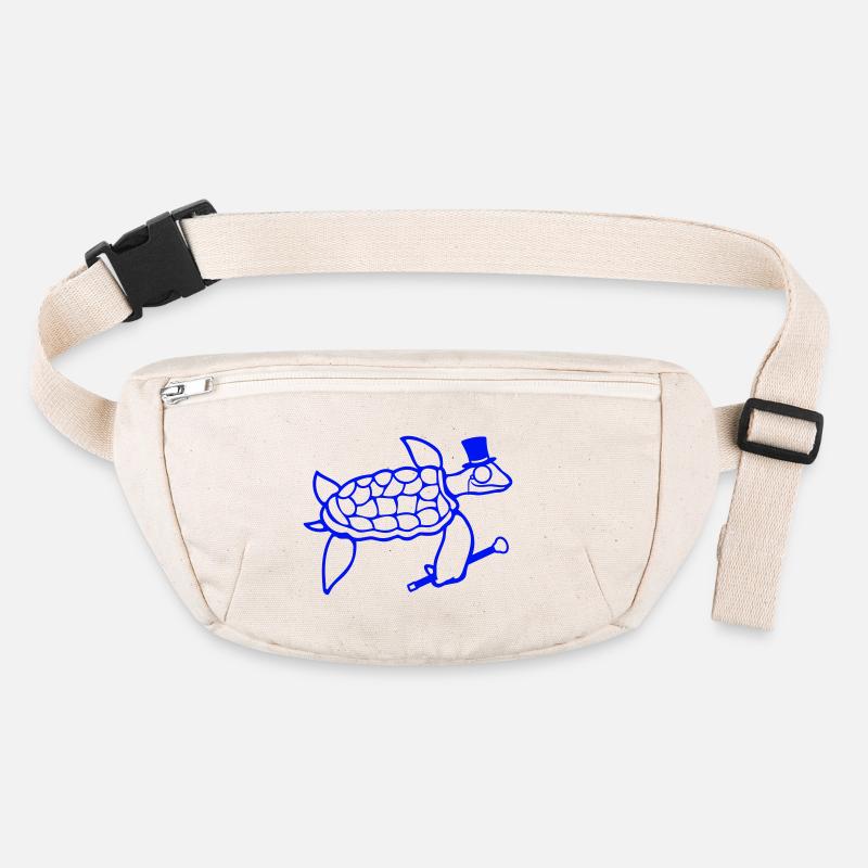 Mr. Turtle Sir Monocle Top Hat Rich Stanley/Stella recycled Hip Bag 