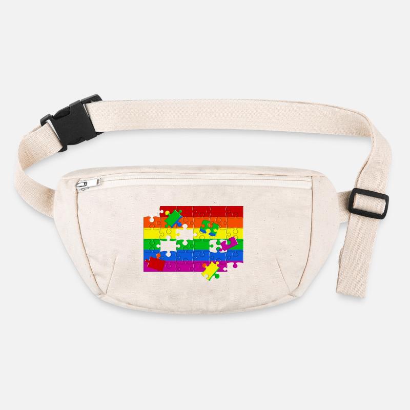 LGTBQ+ Flag Puzzle Stanley/Stella recycled Hip Bag 