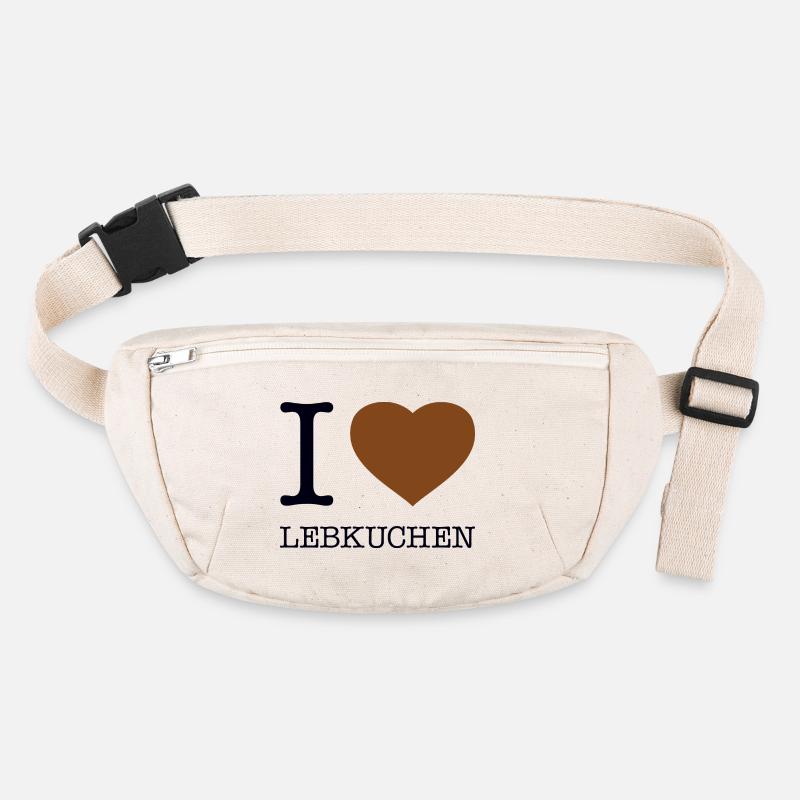 I love Lebkuchen Stanley/Stella recycelte Gürteltasche