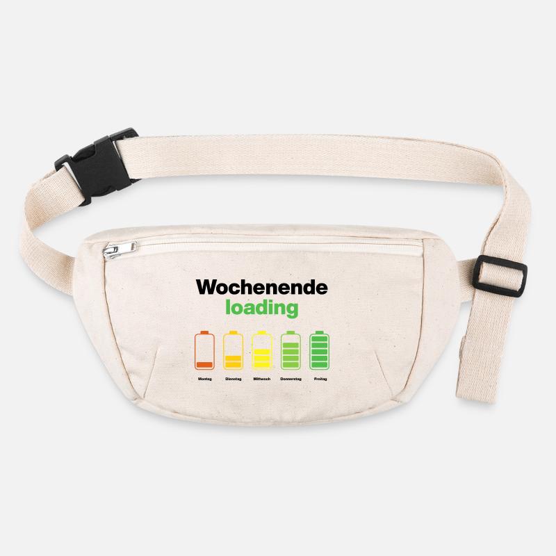 Weekend loading – battery full on Friday, work Stanley/Stella recycled Hip Bag 