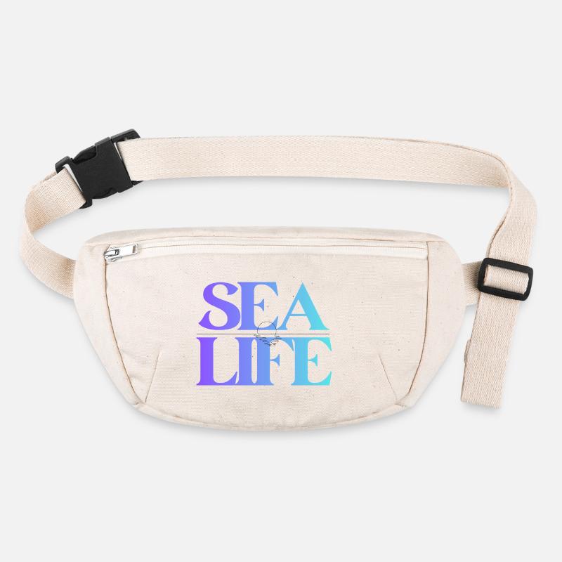 Sea Life Gradient Font Design Stanley/Stella recycled Hip Bag 