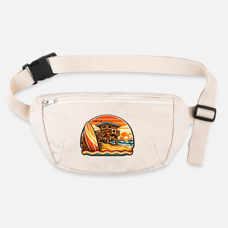 Planche de surf de sauveteur de plage Sunset Sac banane recyclé Stanley/Stella