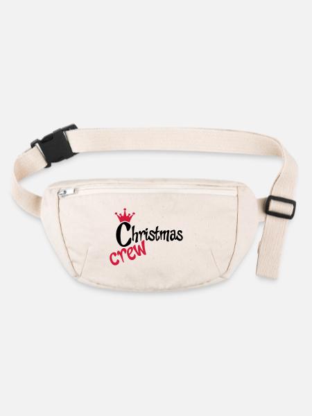 Great design for Christmas - Stanley/Stella recycled Hip Bag  - natural - Front