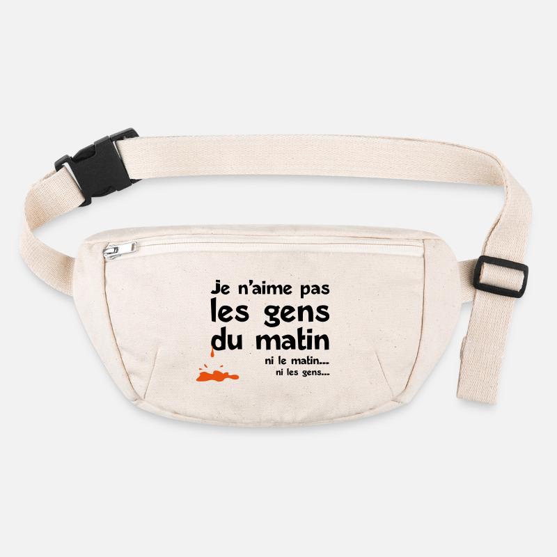 aime pas les gens matin Sac banane recyclé Stanley/Stella