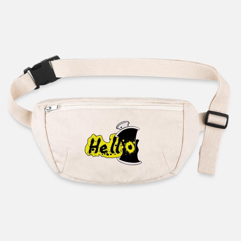 Hello Spray Effect Stanley/Stella recycled Hip Bag 