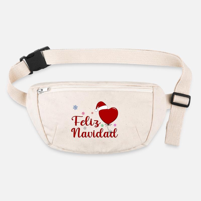 Feliz Navidad Weihnachtsfeier Spanien Stanley/Stella recycelte Gürteltasche