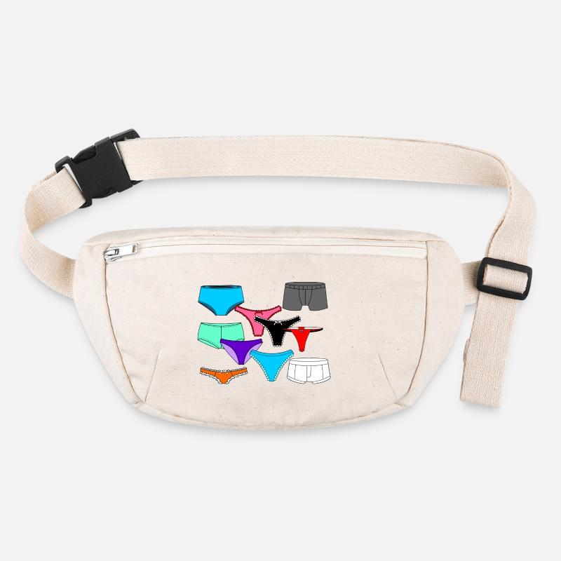 Dessous-Logo mit Slip und Unterhose Stanley/Stella recycelte Gürteltasche