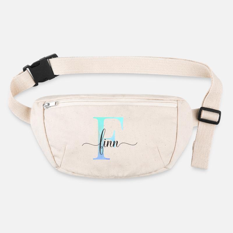E| Monogram | Name | Finn | Watercolor Stanley/Stella recycled Hip Bag 