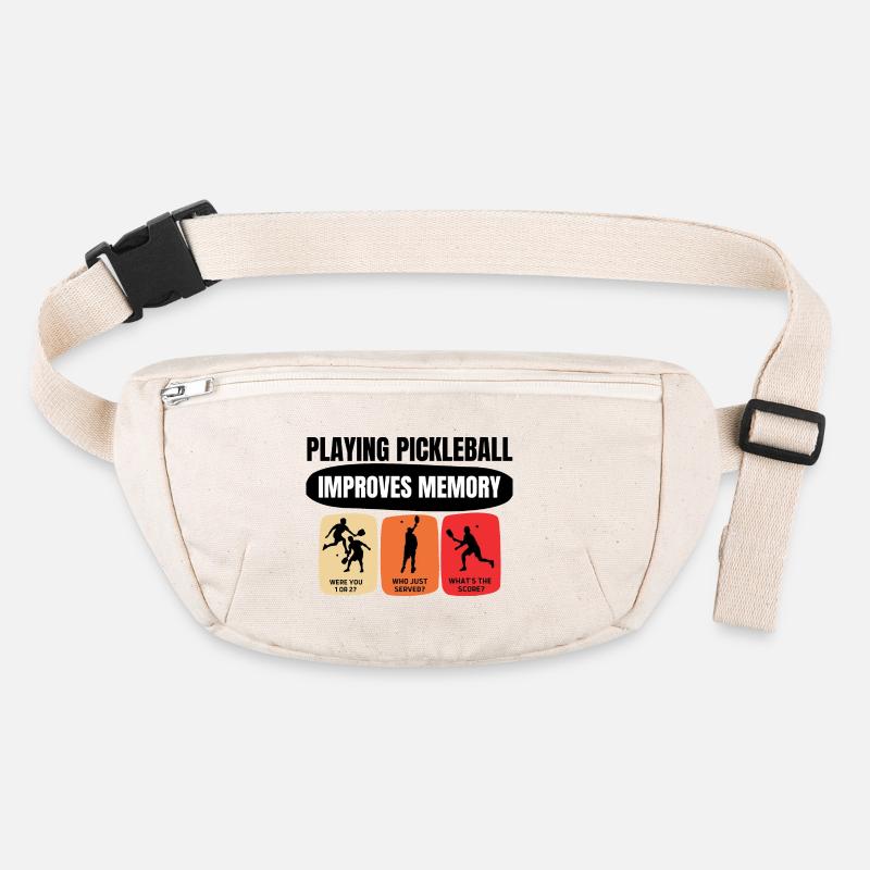 Playing Pickleball Improves Memory Funny Stanley/Stella recycled Hip Bag 
