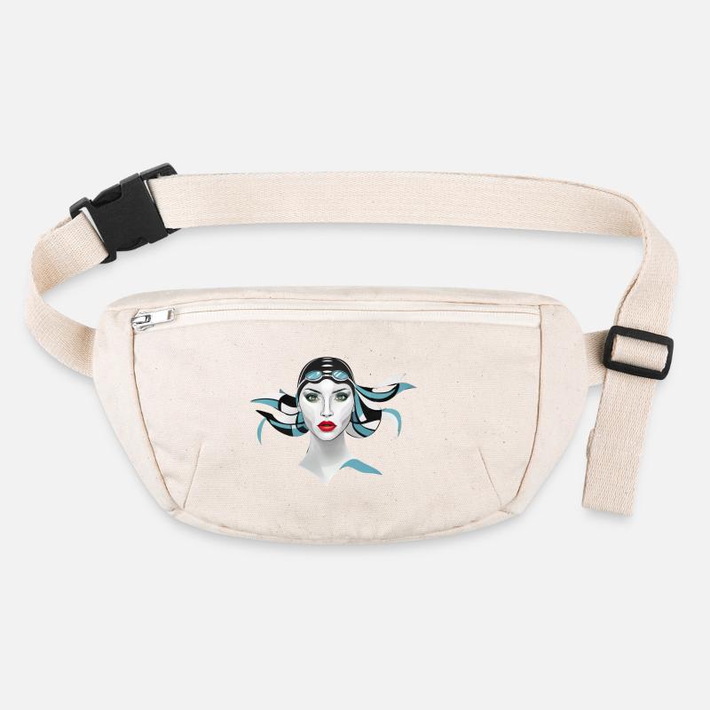 Aquatic Elegance: Imagination Dives Deep Stanley/Stella recycled Hip Bag 