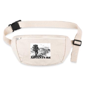 Aventure - Sac banane recyclé Stanley/Stella - blanc naturel - Devant