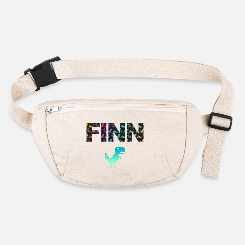 FINN - Beautiful boy name with dinosaur Stanley/Stella recycled Hip Bag 