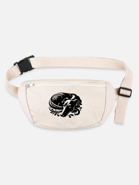 Galgo - Stanley/Stella recycled Hip Bag  - natural - Front