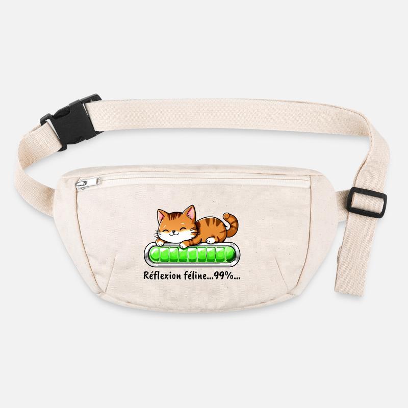 Réflexion Féline à 99% - Chat Mignon Sac banane recyclé Stanley/Stella