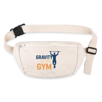 Gravity is My Gym Calisthenics - Stanley/Stella recycelte Gürteltasche - Naturweiß - Vorne
