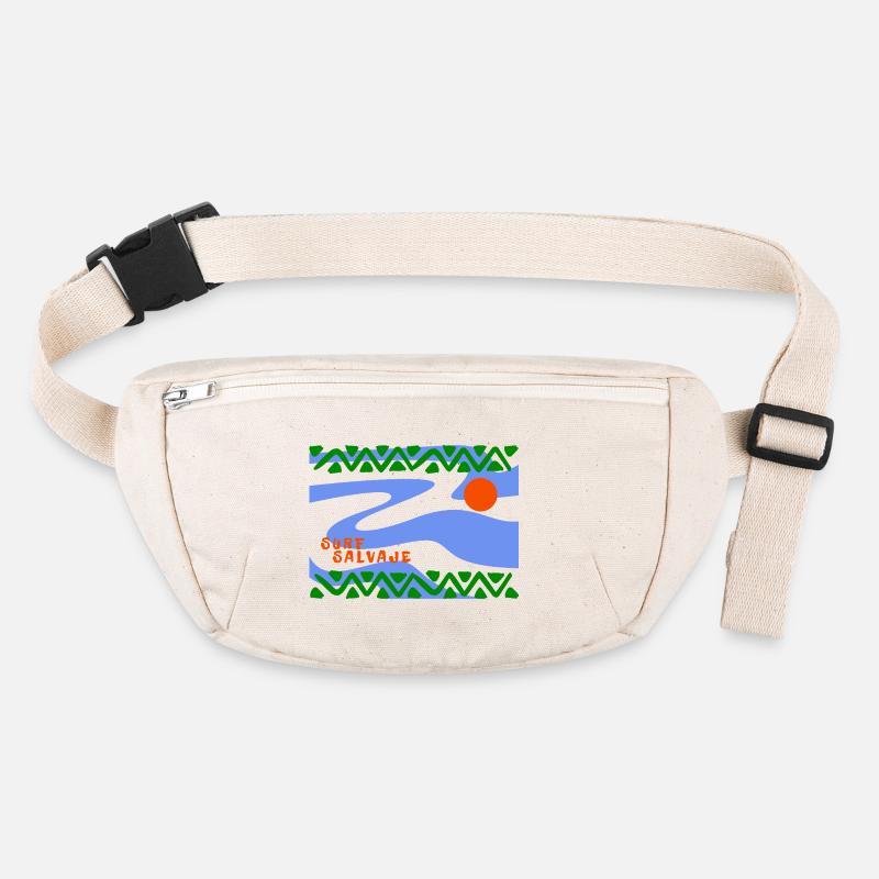 Surf Salvaje Psychedelische Wellen Stanley/Stella recycelte Gürteltasche