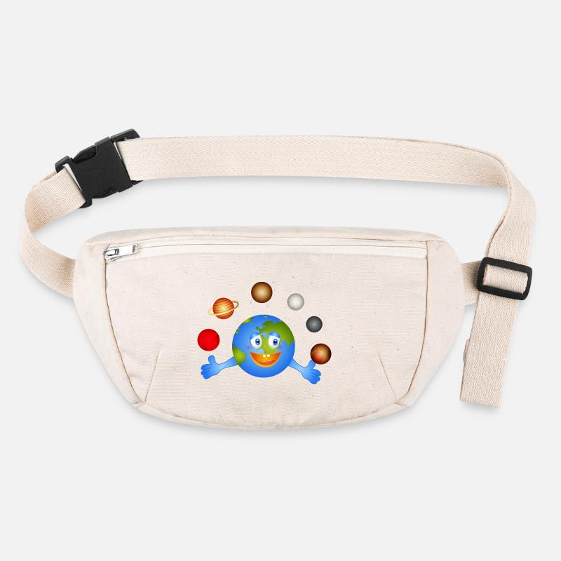 Drôle de Terre jongle avec des planètes colorées Sac banane recyclé Stanley/Stella