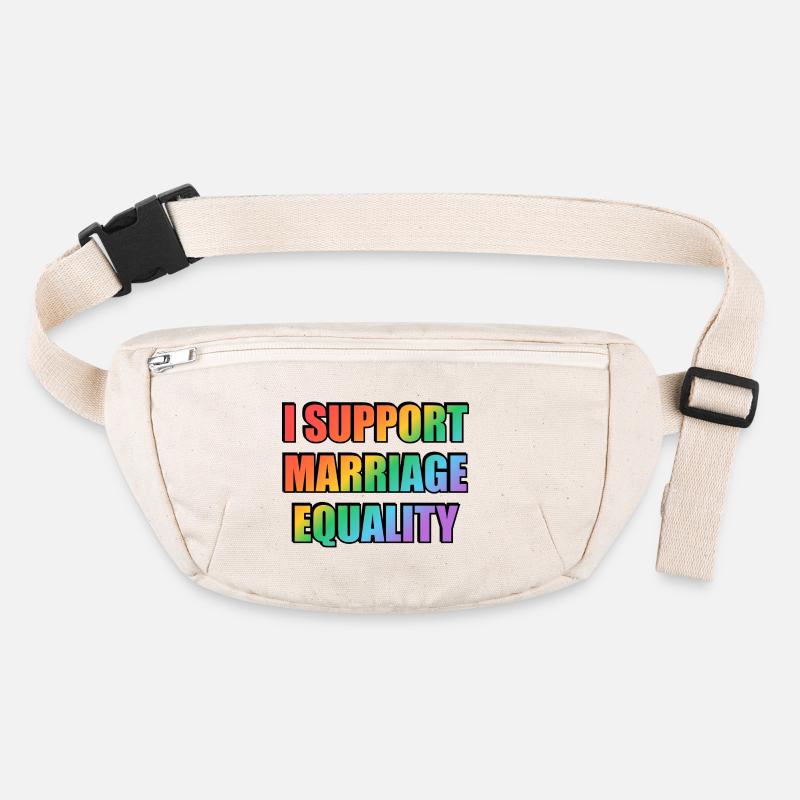 I Support Marriage Equality Stanley/Stella recycled Hip Bag 