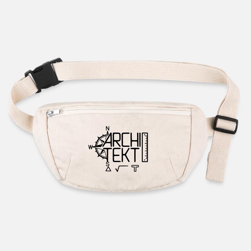 Conception architecte avec outil de dessin Sac banane recyclé Stanley/Stella