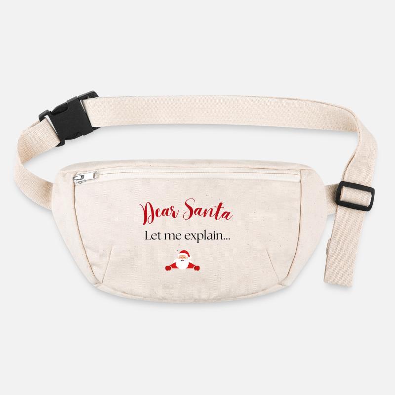 Dear Santa Christmas Design Stanley/Stella recycled Hip Bag 
