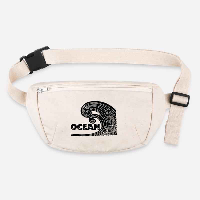 Die Schwarze Welle Stanley/Stella recycelte Gürteltasche