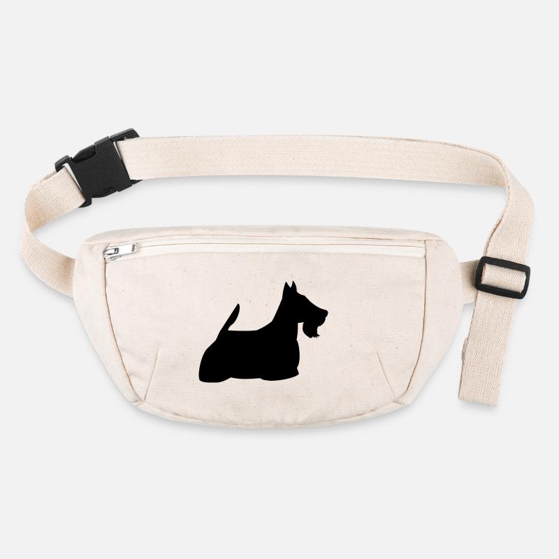 Schottischer Terrier Stanley/Stella recycelte Gürteltasche