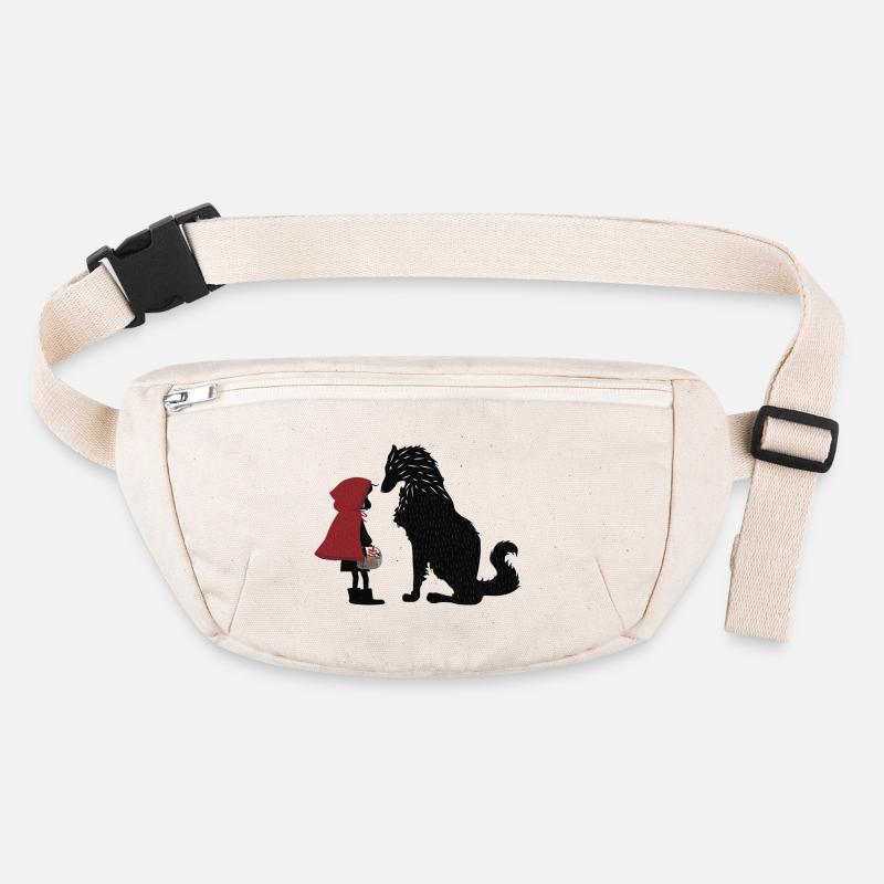Rotkäppchen und der böse Wolf Stanley/Stella recycelte Gürteltasche