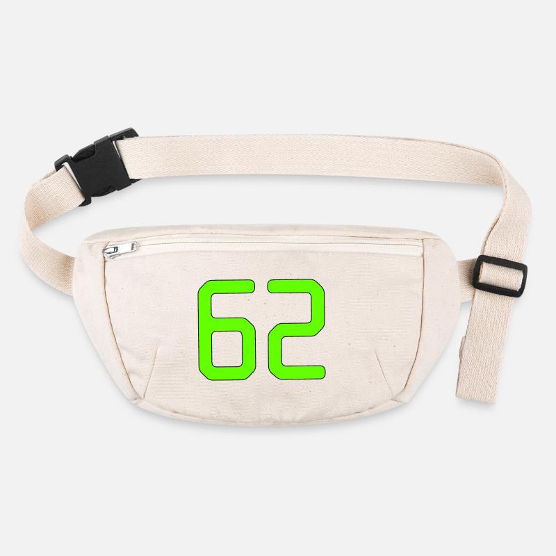Number 62 Stanley/Stella recycled Hip Bag 