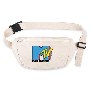 MTV Music Television Iconic Logo - Stanley/Stella recycled Hip Bag  - natural - Front