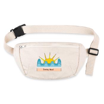 Evening Mood - Stanley/Stella recycled Hip Bag  - natural - Front
