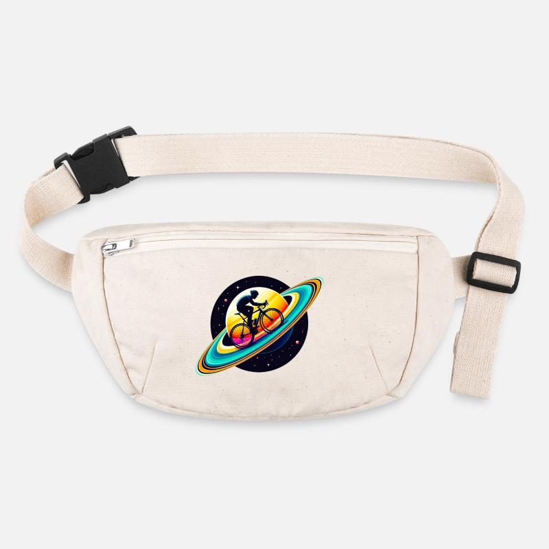 Cycliste sur Saturne Sac banane recyclé Stanley/Stella