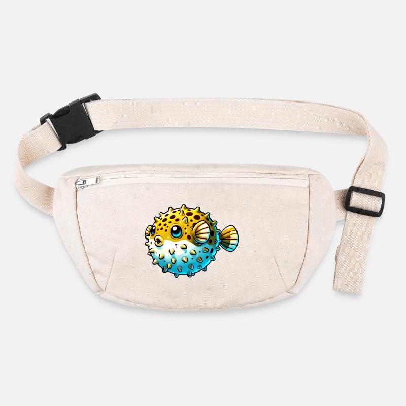 Kugelfisch Stanley/Stella recycelte Gürteltasche