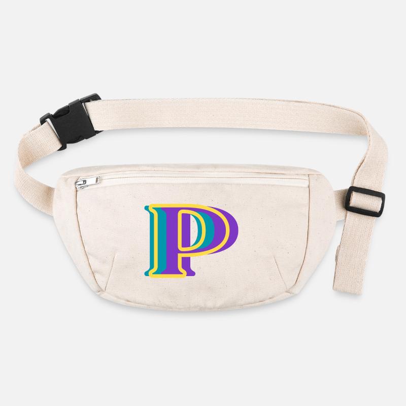 Lettre p multicolore Sac banane recyclé Stanley/Stella