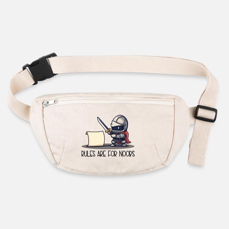 Cute Knight vs Scroll – Rules Are For Stanley/Stella recycled Hip Bag 