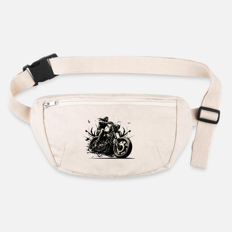 Motorcycle, V2, Retro Motorcycle Stanley/Stella recycelte Gürteltasche