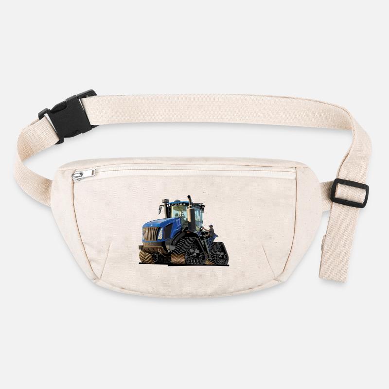 Tractor with crawler drive Stanley/Stella recycled Hip Bag 
