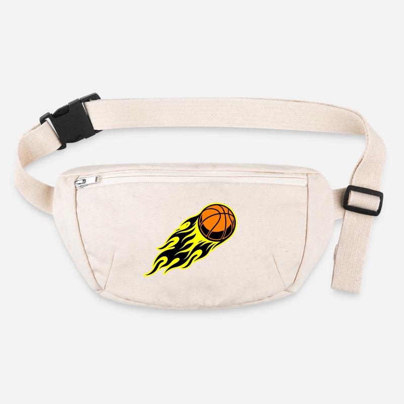 Basketball flame Stanley/Stella recycled Hip Bag 