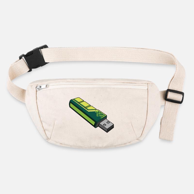 usb_en_tonos_verdes Stanley/Stella recycelte Gürteltasche