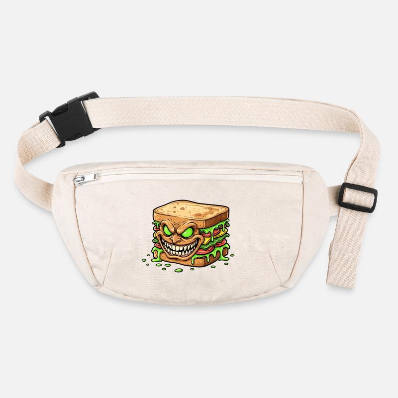 Grusel-Sandwich Monster Stanley/Stella recycelte Gürteltasche