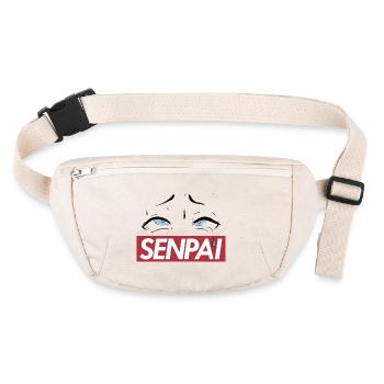 Senpai Eyes - Stanley/Stella recycled Hip Bag  - natural - Front