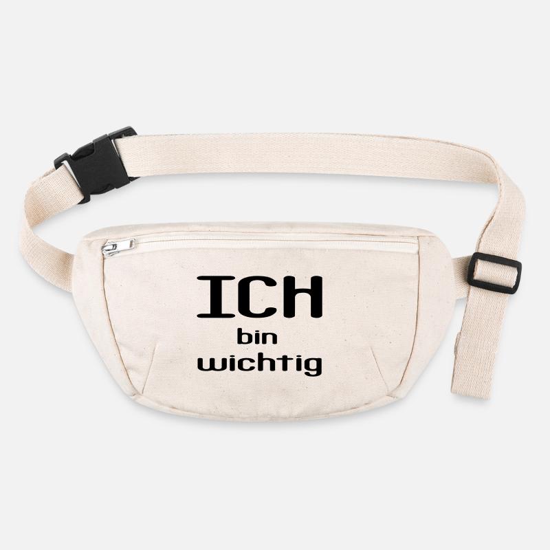 ICH bin wichtig Stanley/Stella recycelte Gürteltasche