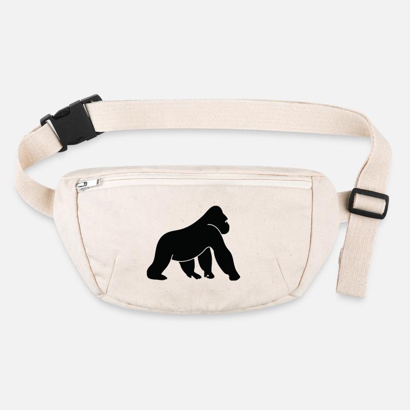 Ein wilder Gorilla Stanley/Stella recycelte Gürteltasche